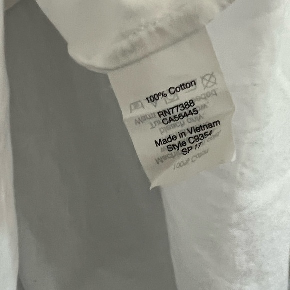 J. Crew White Cotton Popover Tunic - Picture 4 of 6